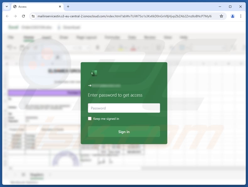 Completed Payment Email Scam phishing site