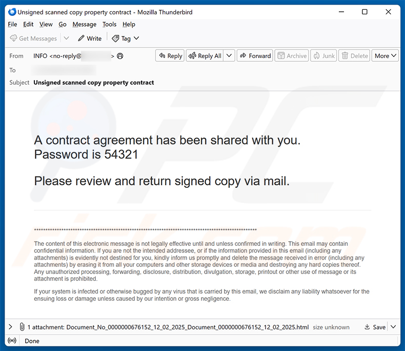 Contract Agreement Email Virus (2025-12-04)