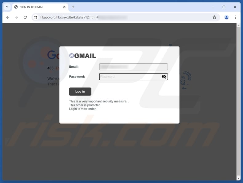 FedEx - Pending Package Delivery Email Scam fake site