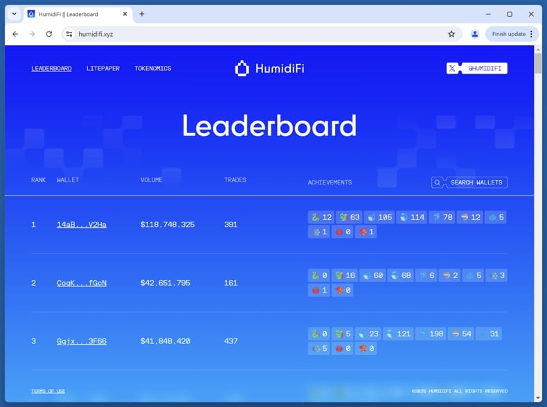 HumidiFi Airdrop Scam real website (humidifi.xyz)