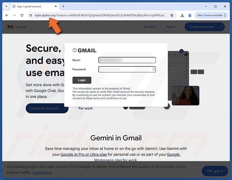 Invoices Are Being Released scam email promoted phishing site