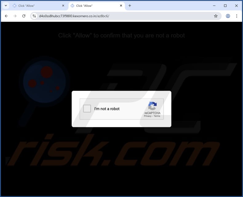 kexornero.co[.]in pop-up redirects