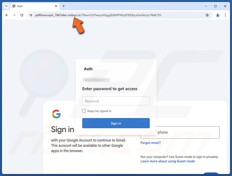 Mailbox Storage Limit Exceeded scam email promoted phishing site