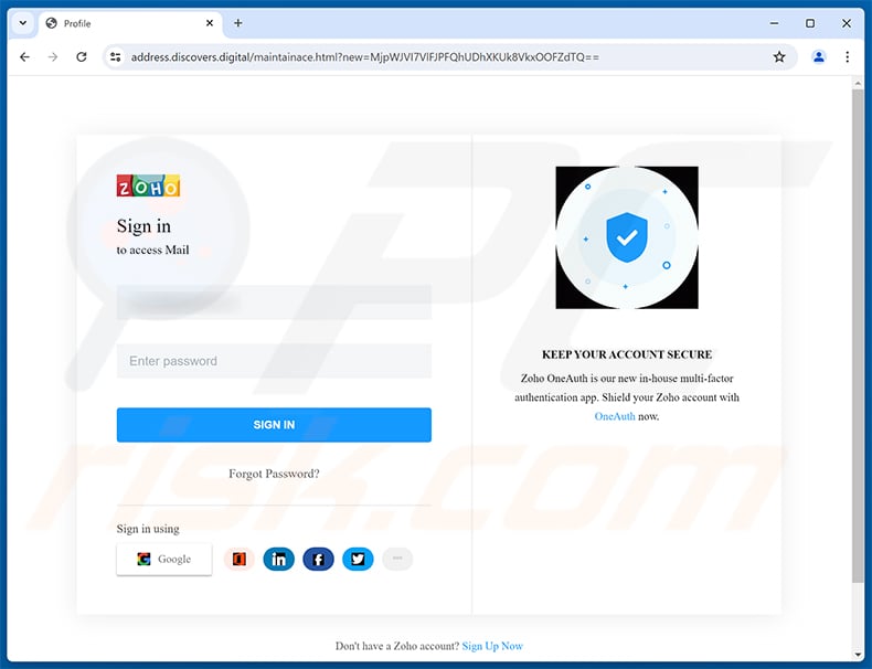 Phishing site promoted via Messages Delivery Failure Report email scam (2025-12-30)