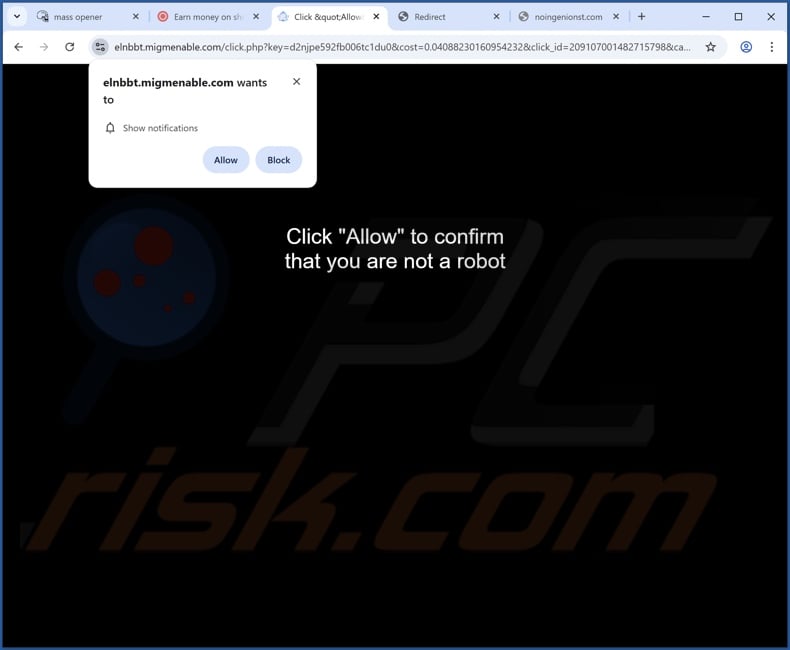 migmenable[.]com pop-up redirects