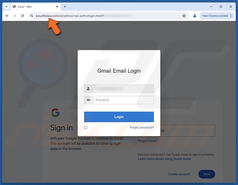 Multiple Unusual Sign-In Attempts Detected Email Scam phishing page