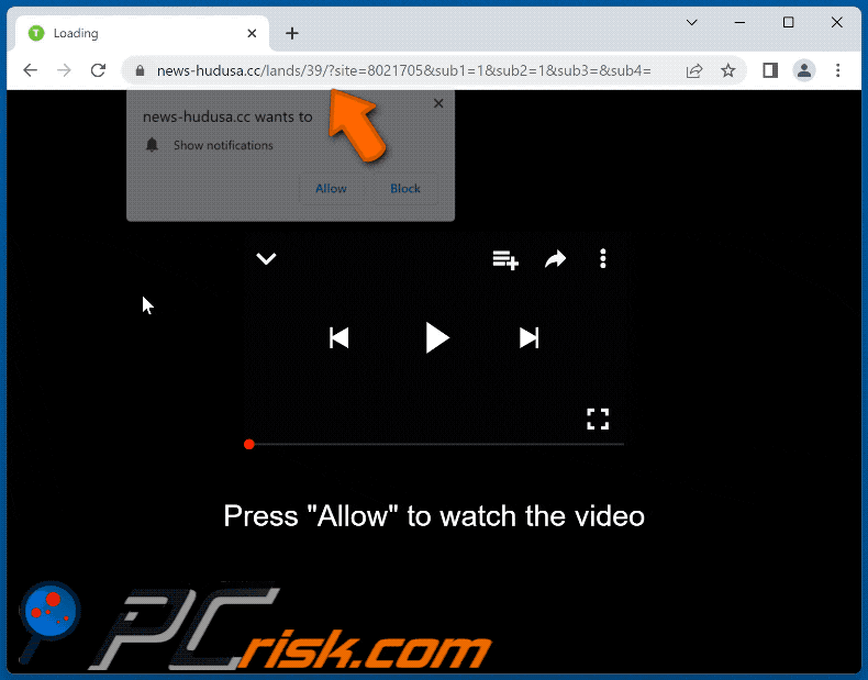 news-hudusa[.]cc website appearance (GIF)