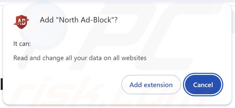 North Ad-Block asking for various permissions