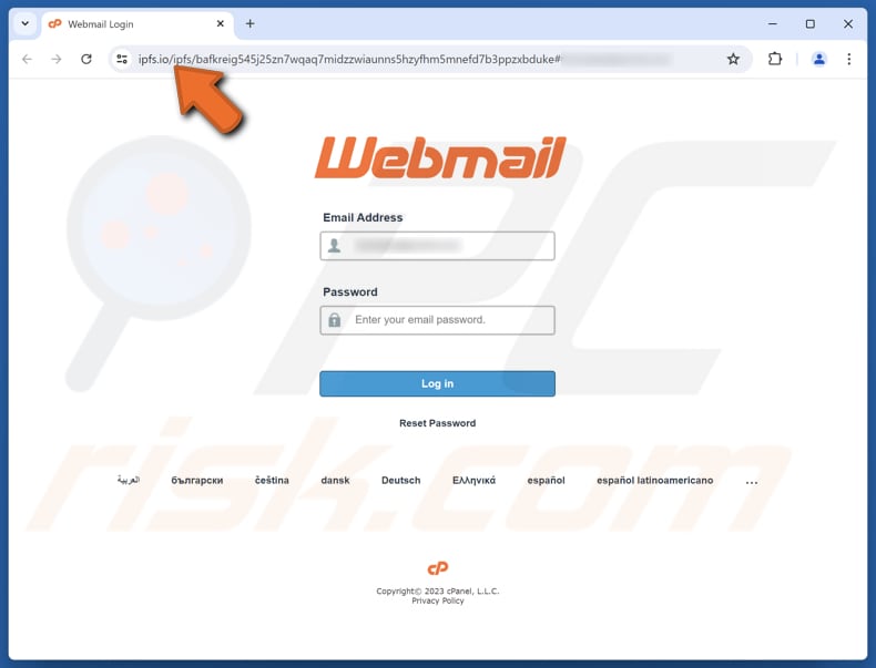 Purchase Order Request Email Scam fake site