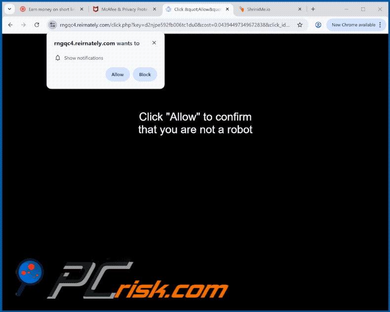 reirnately[.]com website appearance (GIF)
