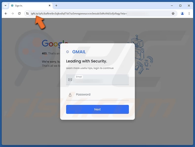 Validate mailbox email scam phishing site
