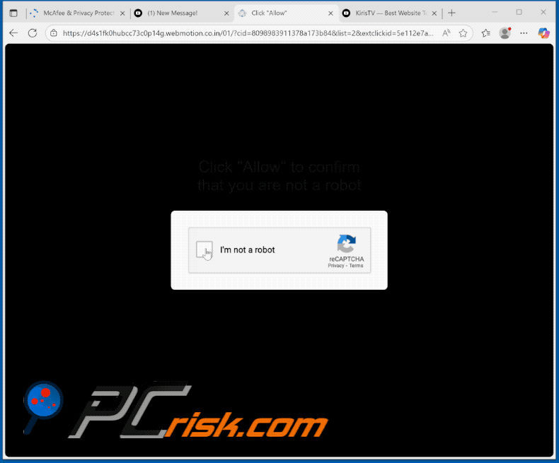 webmotion.co[.]in website appearance (GIF)