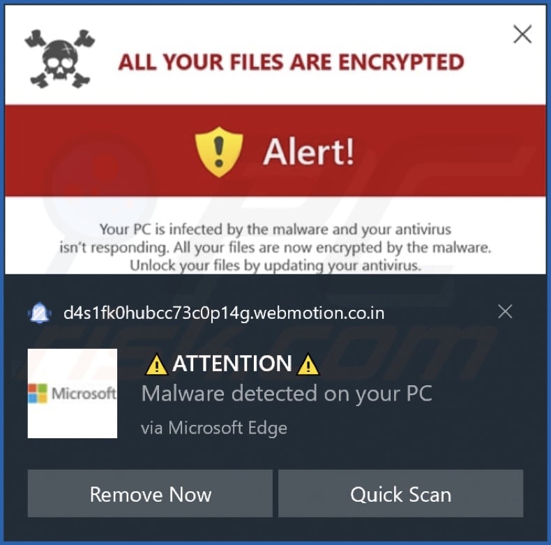 Ad delivered by the webmotion.co[.]in webpage