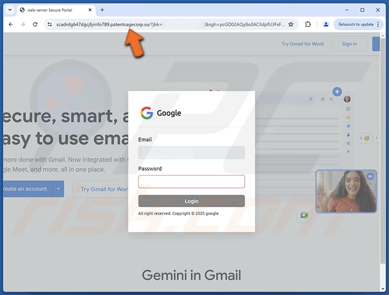 Your Email Has Been Flagged As A Spam Sender Scam fake website