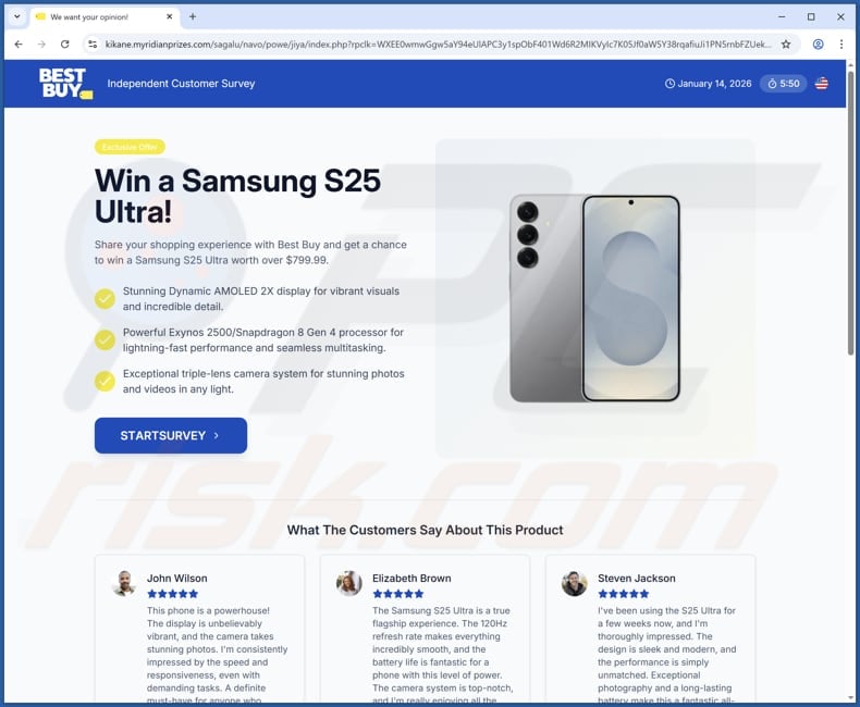 Best Buy Survey scam