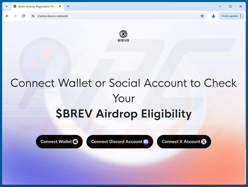 Brevis Token airdrop scam (claims-brevis[.]network)