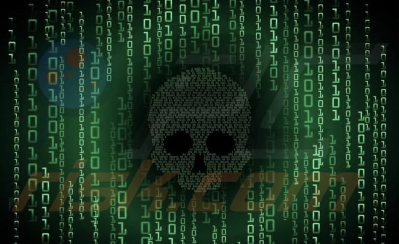 Death ransomware wallpaper