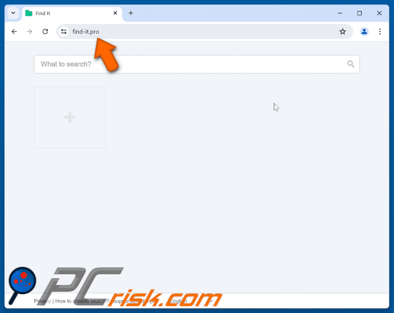 find-it.pro redirecting to Google (GIF)