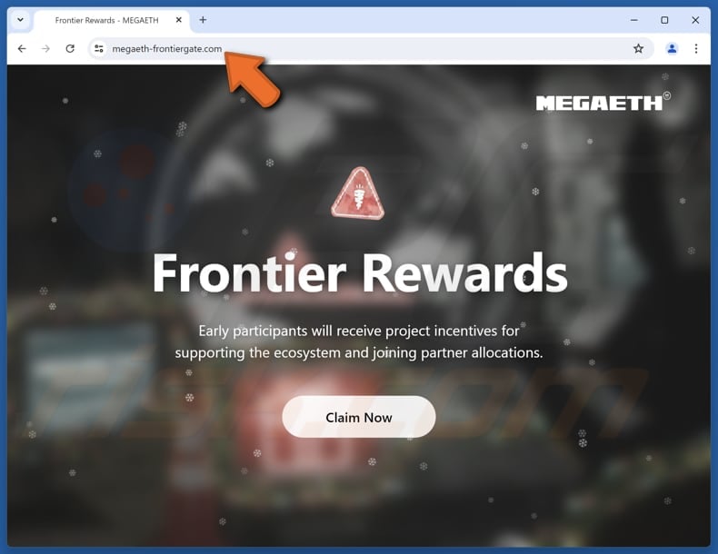 MegaETH Frontier Rewards scam