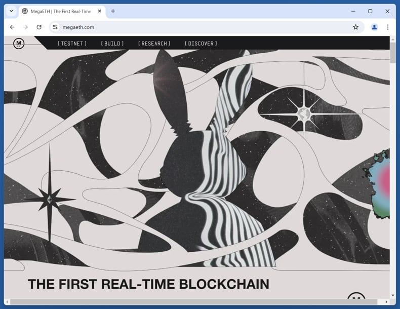 MegaETH Frontier Rewards Scam real website (megaeth.com)