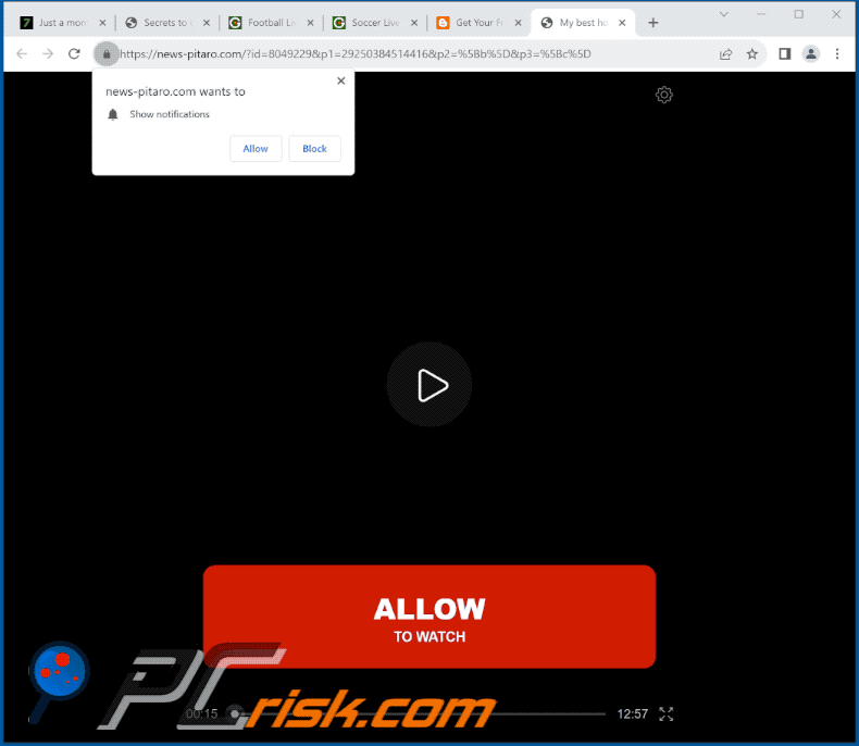 news-pitaro[.]com website appearance (GIF)
