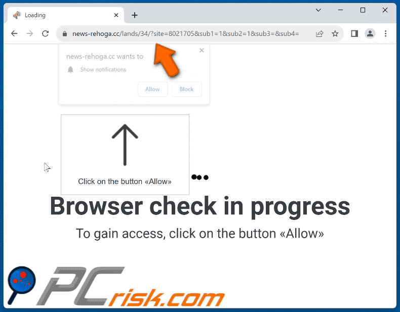 news-rehoga[.]cc website appearance (GIF)