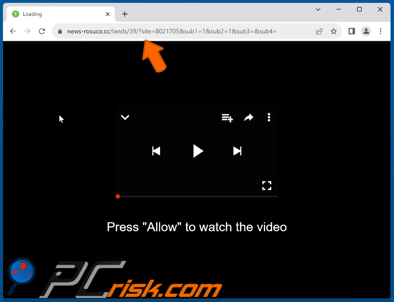 news-rosuco[.]cc website appearance (GIF)