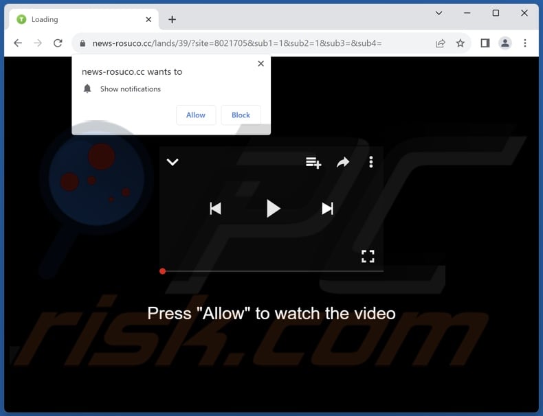 news-rosuco[.]cc pop-up redirects