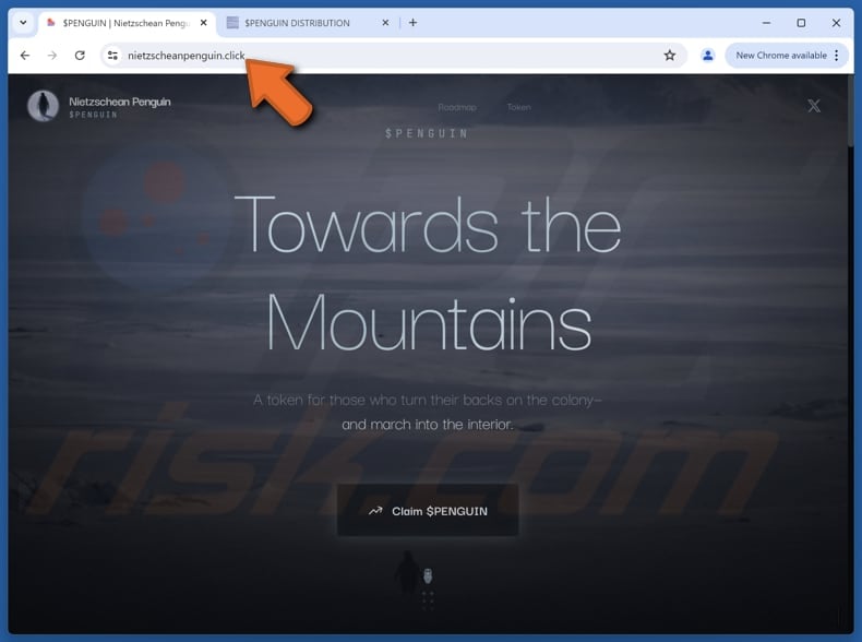 Nietzschean Penguin ($Penguin) Airdrop scam