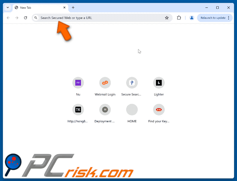 securedwebsearch.com redirects to yahoo
