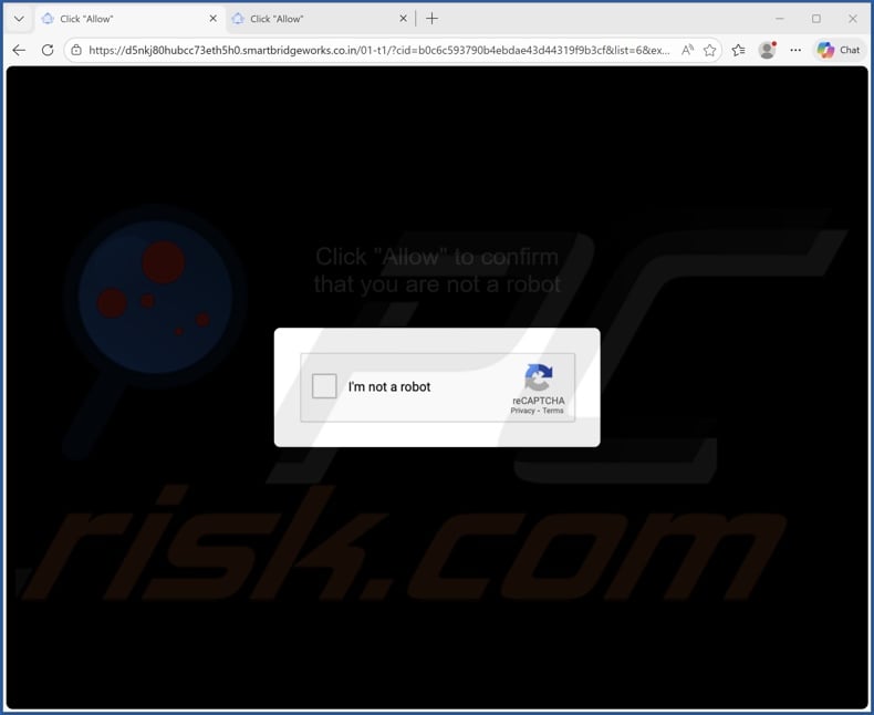 smartbridgeworks.co[.]in pop-up redirects