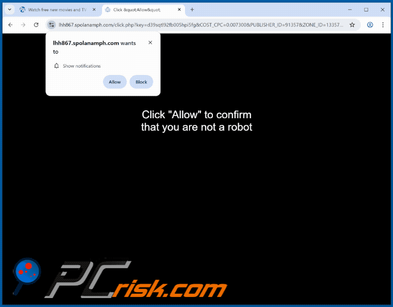 spolanamph[.]com website appearance (GIF)