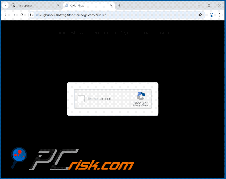 titanchainedge[.]com website appearance (GIF)