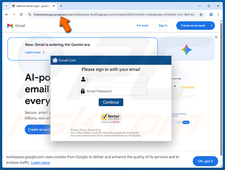 Phishing site promoted via Account Verification Alert (2026-02-03)