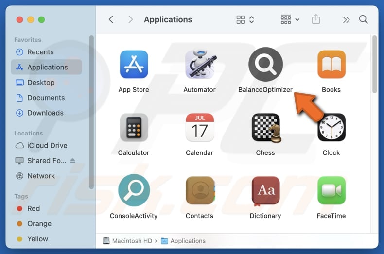 BalanceOptimizer adware