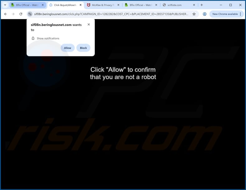 beringlousnet[.]com ads