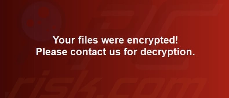Cdd ransomware wallpaper