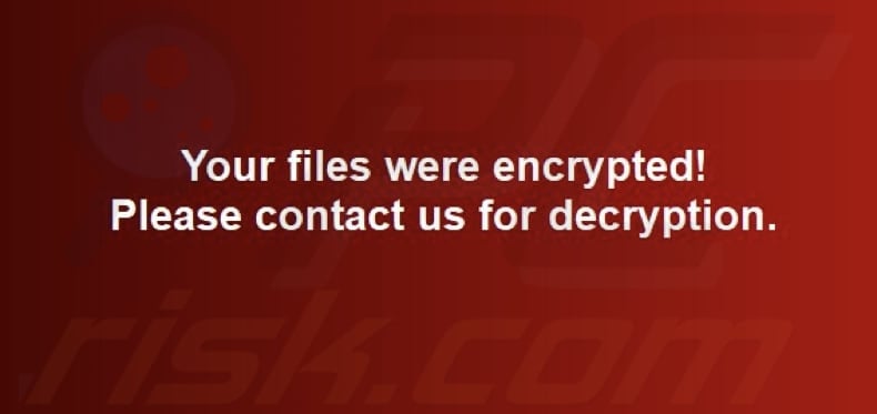 Ndm448 ransomware wallpaper