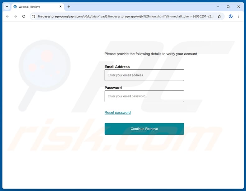 Phishing site promoted via Request To Cancel Your Services email scam (2026-02-18)