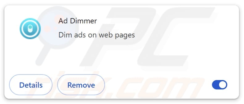Ad Dimmer adware