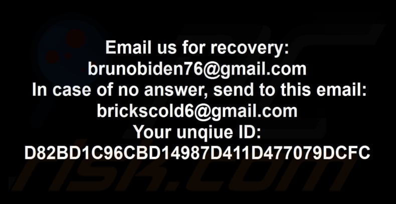 Bricks ransomware wallpaper