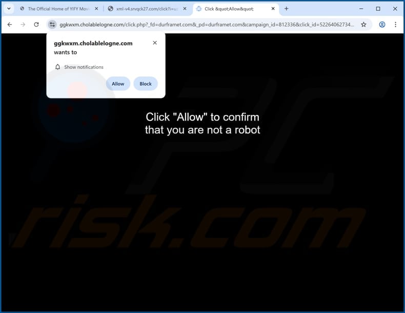 cholablelogne[.]com ads