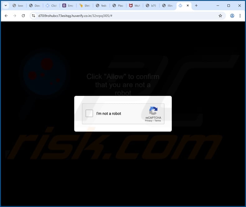 huverify.co[.]in ads