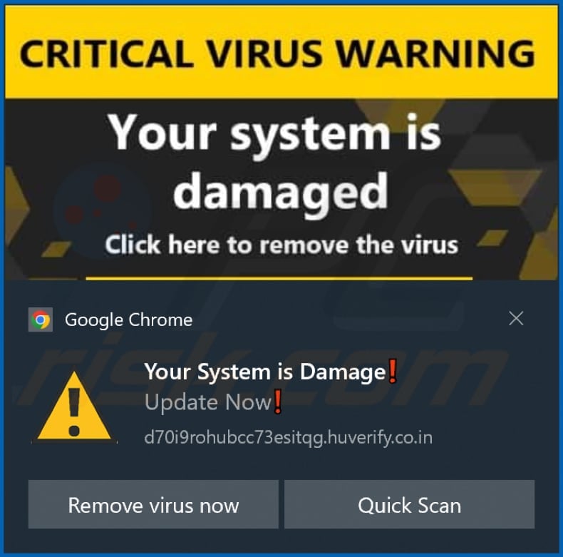 huverify.co[.]in notification