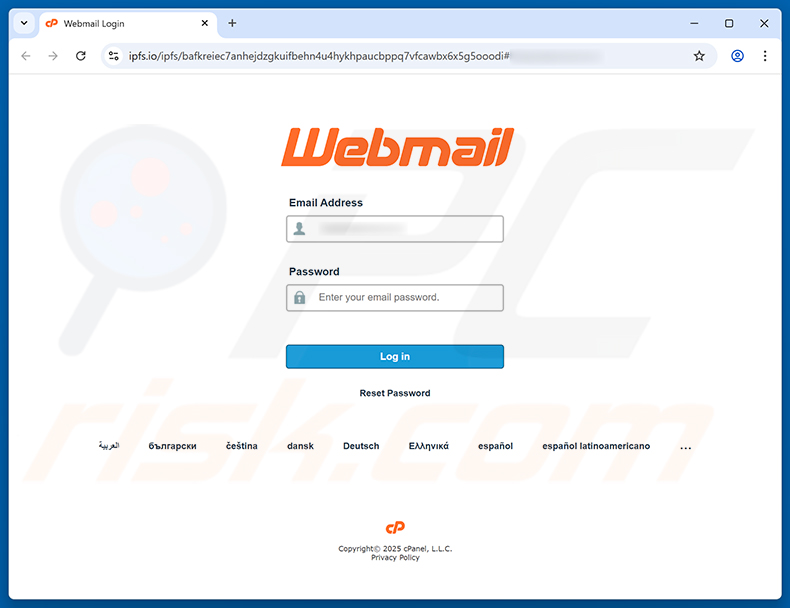 Phishing site promoted via Incoming Failed Messages Email Scam (2026-03-20)