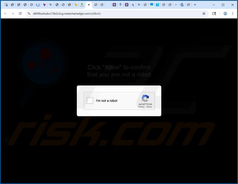 metachainedge[.]com ads