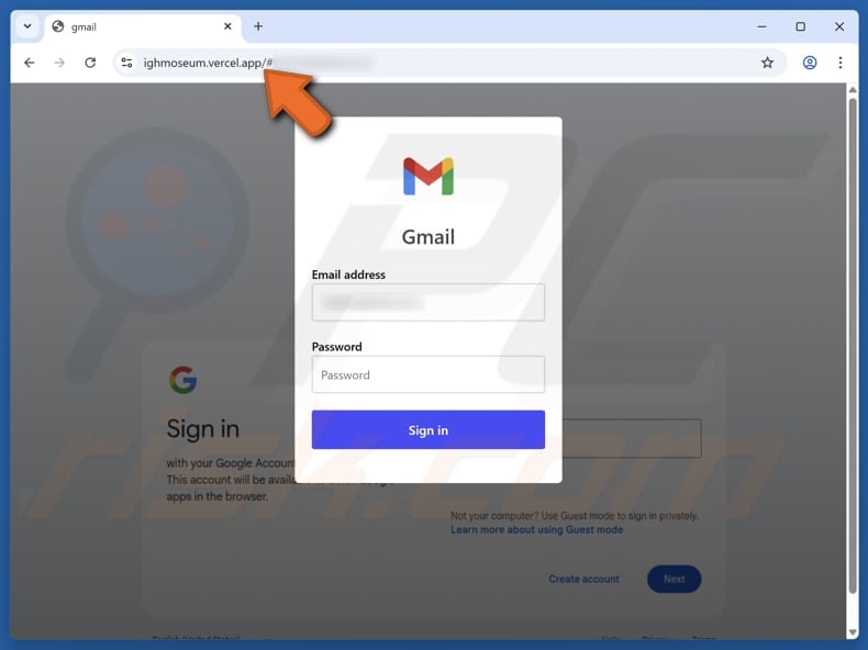 Pending Configuration Verification Email Scam fake website