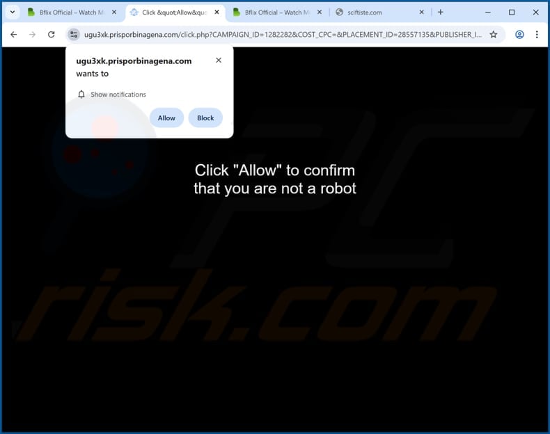 prisporbinagena[.]com ads
