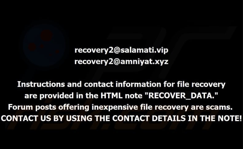 Raptum ransomware wallpaper