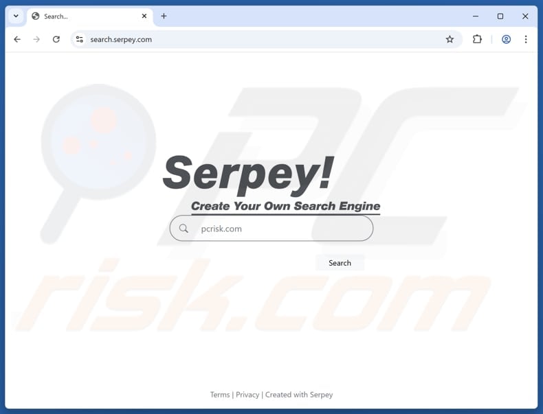 search.serpey.com browser hijacker